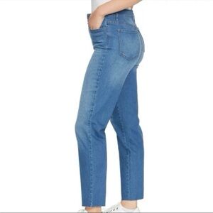 Social Standard by sanctuary High Waist Fringe Straight Leg Jeans Size 12